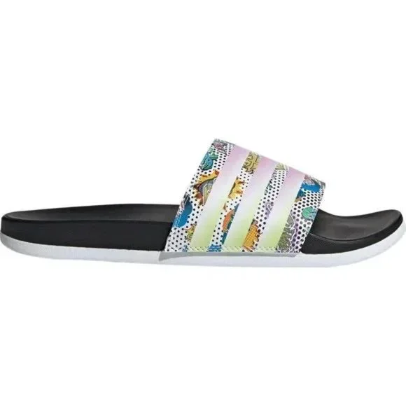 New Adidas Men's Adilette Comfort Slides Sandals - Picture 6 of 6